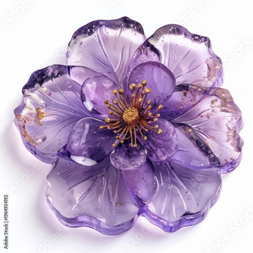 Flower resin hand shaped accessories accessory gemstone.