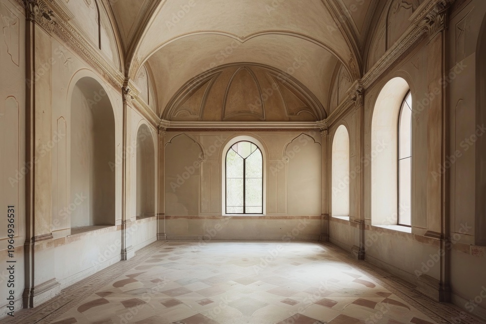 Obraz premium Interior architecture flooring old.