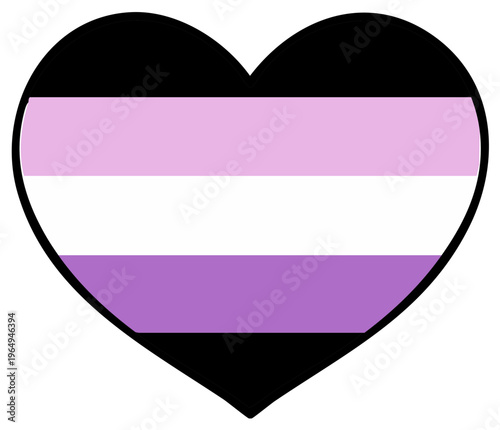 Free Download Agender Pride Flag Heart Shape Symbol of LGBTQ Community Identity and Inclusion - GFXLoad