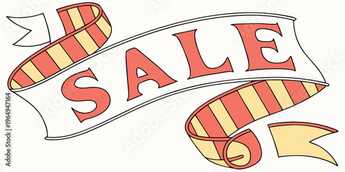 Vibrant 3D sale banner set with bold shapes and bright colors for advertising discounts and promotions online