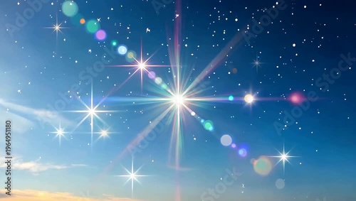 Captivating light explosion with dynamic bokeh and radiant beams, evoking energy and motion. Ideal for adding a touch of vibrancy and dynamism to your project.