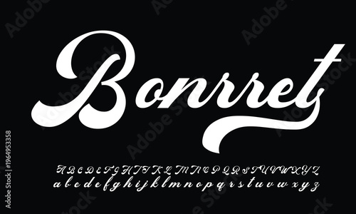 Font Type Font lettering handwritten 