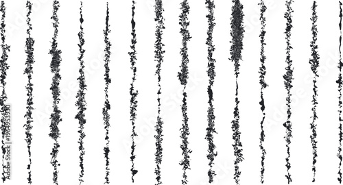 The noisy texture consists of vertical fluffy stripes.