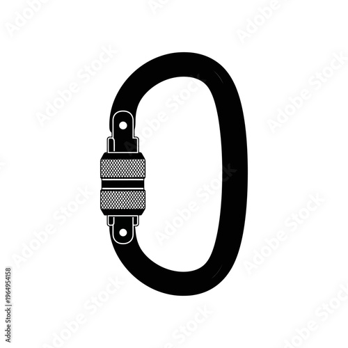 A black rubber bracelet with a metal clasp