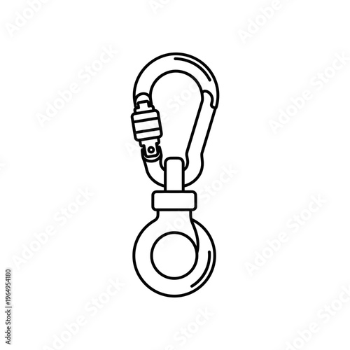 A hook and eye fastener