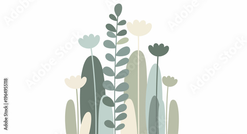 Collection of various green plants.