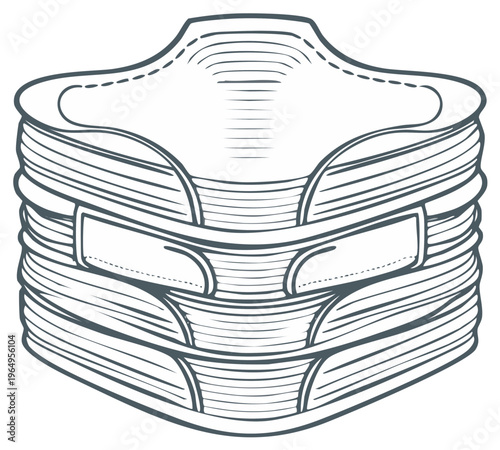 Medical Cervical Collar Brace for Neck Support and Immobilization