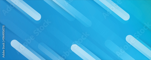 Abstract Blue Gradient Background with Diagonal Shapes