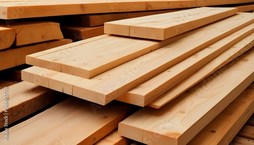 Wooden boards, lumber, industrial wood, timber. Pine wood timber, digital ai, signs, hardwood, signpost, information, flooring, horizontal, plaque, parquet, sustainable, direcreated with generative ai