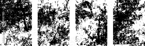 Abstract black and white grunge texture background, distressed overlay pattern, rough surface effect, monochrome weathered backdrop for design