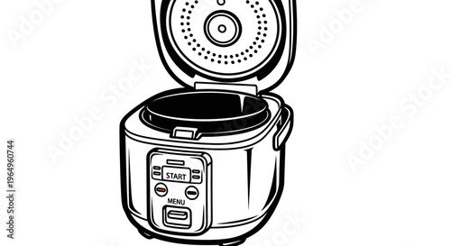 Electric Pressure Cooker Kitchen Appliance.