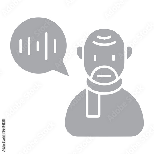 Person Speaking Icon