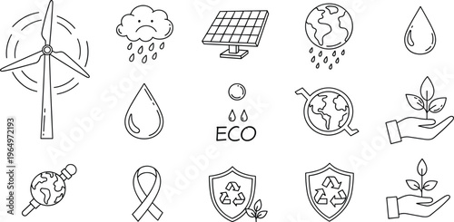 eco, green, sustainability, renewable, energy, wind, turbine, solar, panel, water, conservation, planet, earth, rain, global, recycle, leaf, protection, nature, clean, climate, earthday, ecofriendly, 