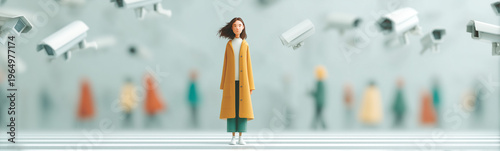 Surveillance State: A woman...