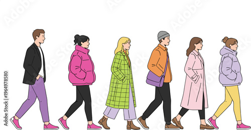 Diverse women carrying shopping bags and retail purchases for e-commerce fashion sales and consumer lifestyle flat vector character set