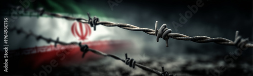 Barbed Wire Barrier: A clos...