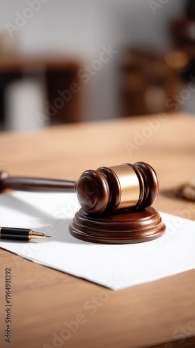 Symbol of Justice: A close-...