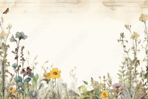 Dried flowers backgrounds outdoors pattern.