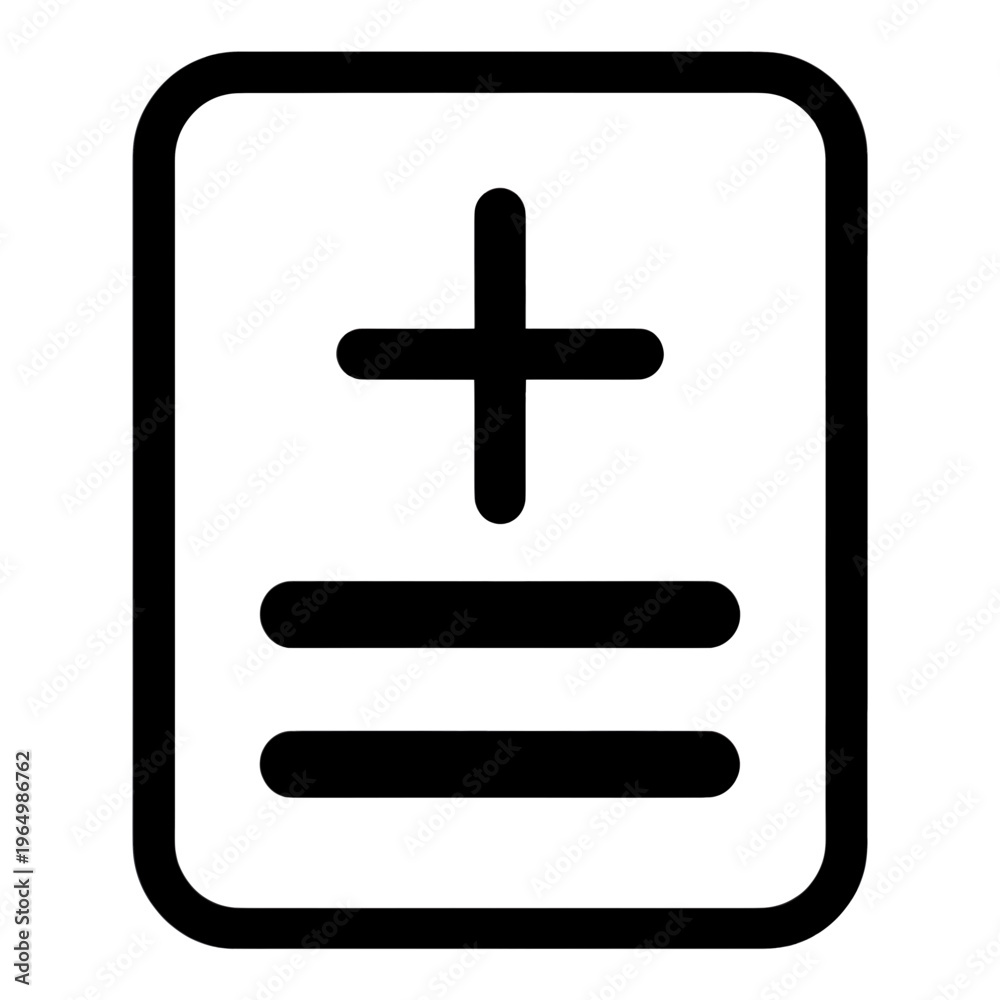 Obraz premium Minimalistic Menu Line App Icon
