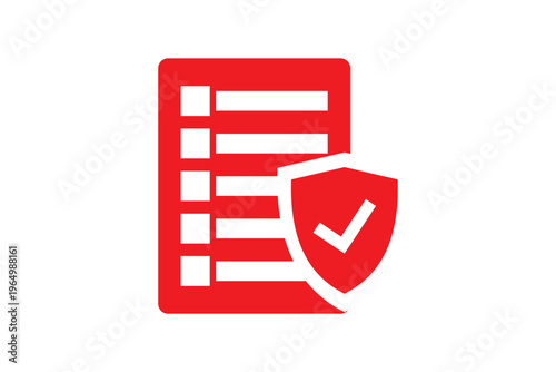 complain check form business icon, solid monocolor vector design