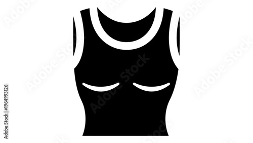 Undershirt compression top icon
