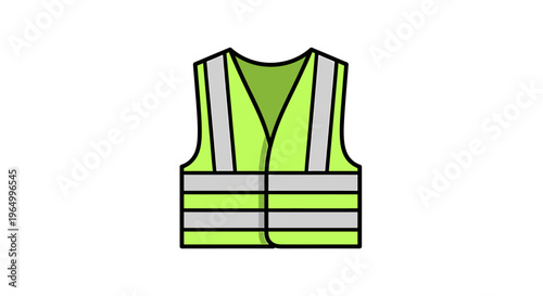 High-visibility safety vest for construction workers, ensuring workplace safety and visibility.