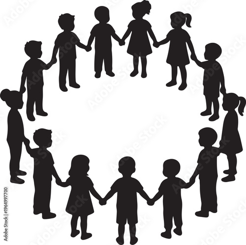 Autism Awareness Silhouette Collection, Neurodiversity Vector Art, Inclusion and Special Needs Black Graphics, Puzzle Piece Logo Design Elements