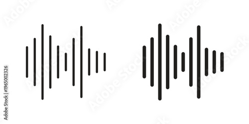 Voice icon in line design. icon for website design, mobile app, ui