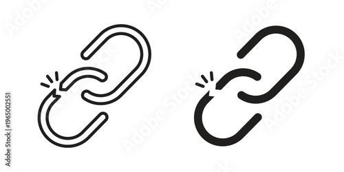 Weakness icon in line design. icon for website design, mobile app, ui