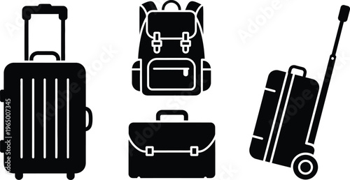 Collection of luggage and travel bags