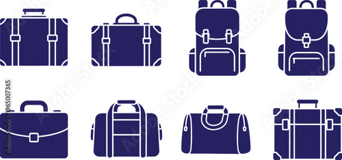 Collection of various luggage and travel bags