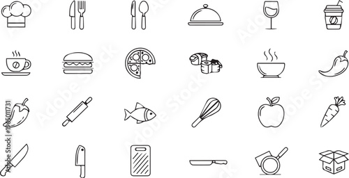 Smart City Infrastructure  IoT Technology and Digital Urban Management Icons Set