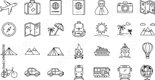 Smart City Infrastructure IoT Technology and Digital Urban Management Icons Set