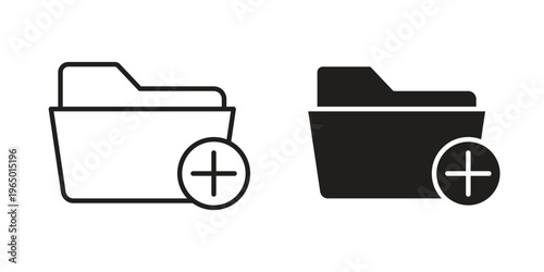 Create folder icon for ui app design and web designs