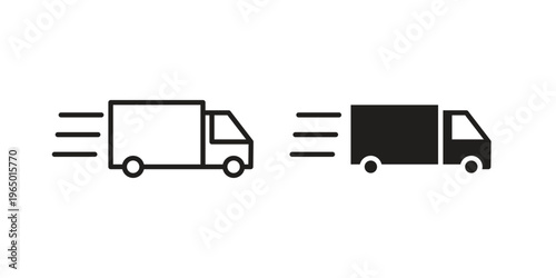 Delivery icon for ui app design and web designs
