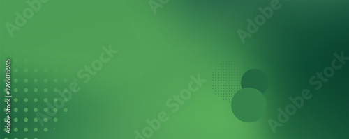 Abstract blurred gradient mesh background in green.