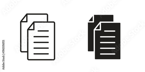 Document icon for ui app design and web designs