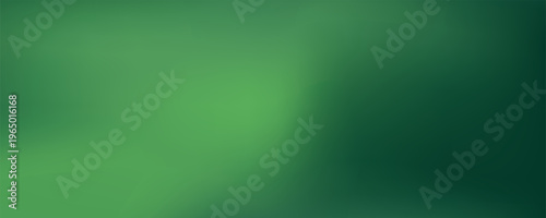 Abstract blurred gradient mesh background in green.