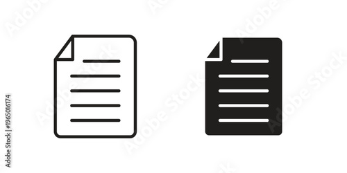 Document icon for ui app design and web designs
