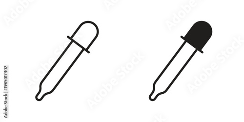 Eye dropper icon for ui app design and web designs