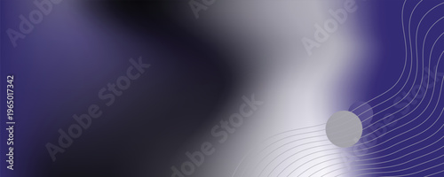 A rich and vibrant abstract mesh gradient with a smooth transition of purple, white, and black colors. The soft curves and subtle noise create an organic feel.