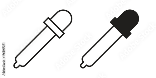 Eye dropper icon for ui app design and web designs