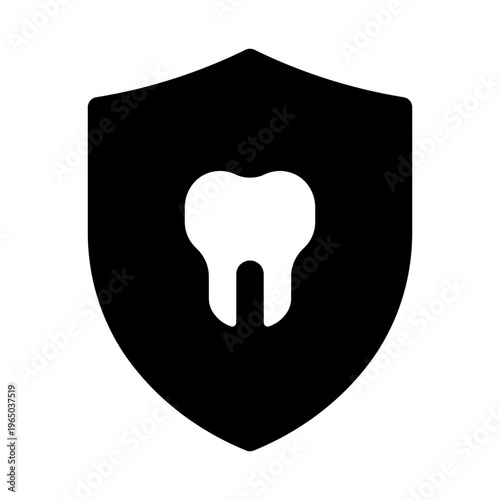 Tooth Shield Icon Icon