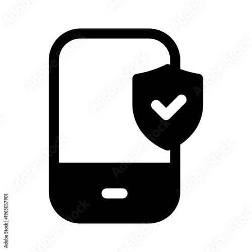 Phone Shield Icon Icon