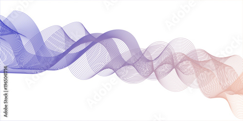 Porple ribbon on white background isolated as a 3d object with fashion eyewear and sunglasses design icon shape.