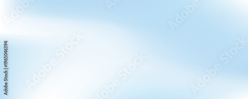 Soft cloud blue white gradient abstract background, blurred smooth wavy blue wallpaper
