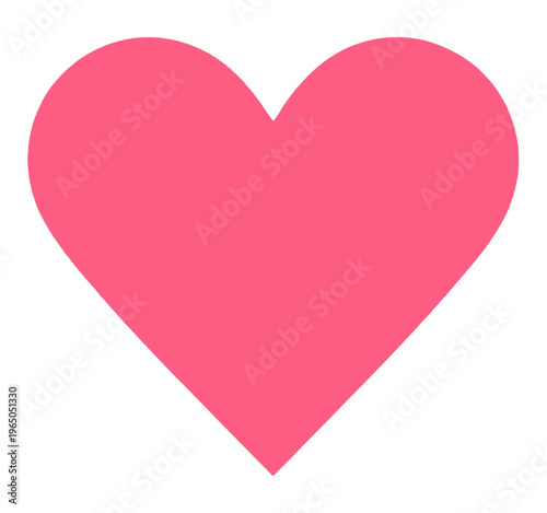 Free Download Pink Heart Vector Icon on Black Background - GFXLoad