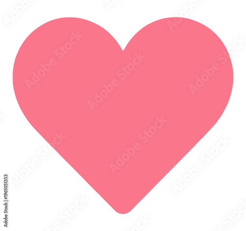 Free Download Pink Heart Vector Icon on Black Background - GFXLoad
