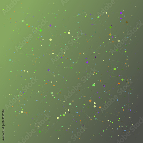 Wire Constellation abstract background with signal, futuristic, and galaxy elements; radial composition, cool palette, minimal mood.