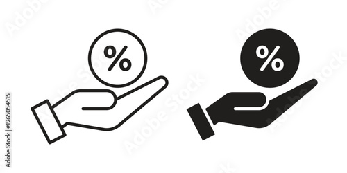 Commission icon in line design. editable stroke icon vector. EPS10